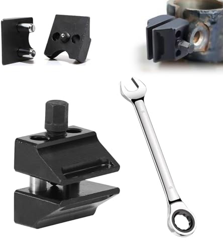 Car Suspension Split Hub Steering Knuckle Spreader,Strut Spreader Tool,Universal Suspension Strut Split Hub Steering Knuckle Spreader Comes Suitable for Most Vehicle Makes and Models With Wrench