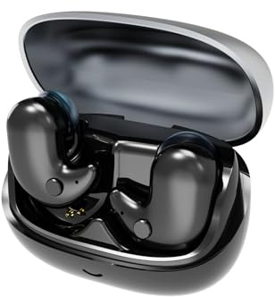 Xmenha Écouteurs Bluetooth 5.4 Oreilles Casque de Stéréo Oreillette Intra Auriculaire Bluetooth sans Fil Écouteurs Confortable à Long Temps Porter HiFi Stereo Basses