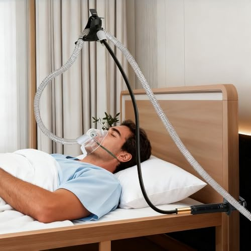 DAJASD CPAP Schlauchhalter, CPAP Schlauchheber und Schlauchunterstützung, Verstellbarer Schlauchhalter, CPAP-Zubehör Verhedderungsfreie Aufhängung von Leckagen und Verwicklungen