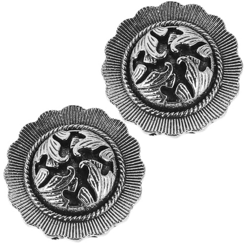SHERCHPRY Accesorios para Botones de Camisa, Cubiertas Vintage 2 Piezas, Joyas Decorativas para Puños Abotonados, Uso en Camisas Formales para Hombre y Mujer