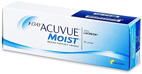 Acuvue - Lenti a Contatto Giornaliere Morbide 1-DAY ACUVUE MOIST 30pz -8,50, 14,2, 30, -3