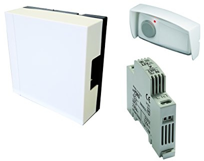 SCS Sentinel - CFI0020 - Schnurgebundene Türklingel - 12V Elektromechanischer Gong - Eingebauter 12V Transformator und SwitchBell Schnurgebundener Druckknopf inklusive - MecaBell Transfo