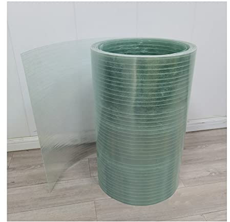 GRRICEPL 1,3 Mm Dicke Polycarbonat-Dachplatten, Transparente Glasfaserplatte Wärmedämmend Rahmenverkleidung Für Gewächshäuser, Sonnenschein-Platte Leicht Zu Schneiden (Farbe : klar, Größe : 1.5x5m)