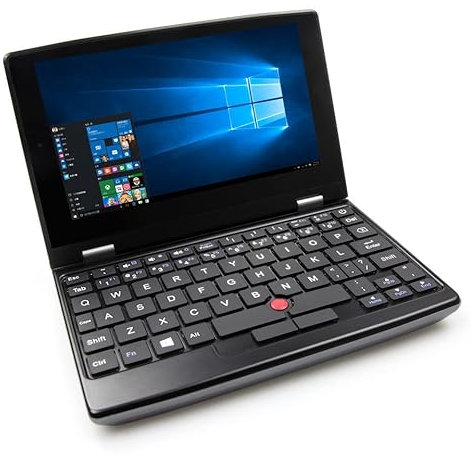 PiPO W7 Mini-Laptop aus Aluminium mit 7 Zoll IPS Touchscreen, Quad Core J4125, 12 GB DDR4 RAM, 256 GB Speicher, WLAN AC, Bluetooth, MicroSD-Player, Webcam, Mini HDMI, Windows 10