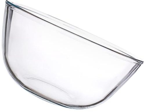 IMIKEYA Saladier en Verre - Bol À Dessert Polyvalent Grand Bol Transparent pour Salade De Fruits Soupe Et Autres Plats - Idéal pour Une Pendaison De Crémaillère