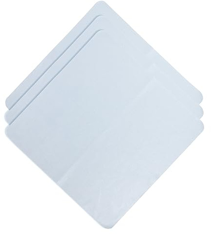 KICHOUSE Lot De 3 Chiffons De Nettoyage en Microfibre pour Lunettes Et Lentilles, Grosse Taille, Bleu, pour Nettoyage Écran Téléphone Et Appareil Photo, Multifonction pour Usage Quotidien