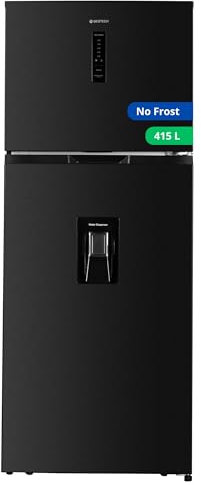 GEDTECH Frigorifero combinato congelatore alto 415L GDP415NFDX - Distributore d'acqua - No Frost - Dark inox