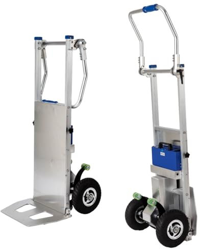 FANGZHL Elektrischer Treppensteiger-Andockwagen,Klappbarer Trolley Auf Rädern,Treppensteigerwagen,Hochleistungswagen,Mit Klappbarem Griff,Tragfähigkeit 200 Kg A
