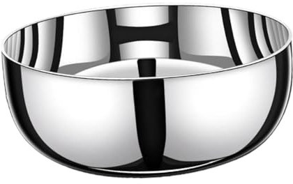 JISADER Lavabo de Acero Inoxidable, Lavabo, Cuenco Multiusos para Mezclar, Cuenco para Servir bufés de Cena, para Frutas, pastas, Frijoles y Cereales, 30 Centimetros