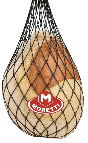 Moretti® Arc de Jambon Artisanal Coeur de Jambon Cru Assaisonné Goût délicat sans conservateurs 100% Naturel (2kg+)