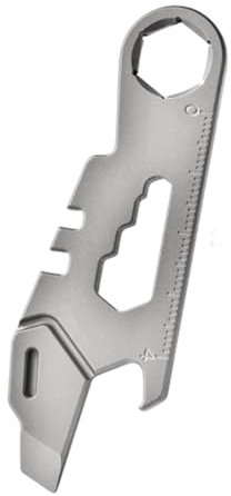 Stainless Steel Adjustable Spanner，Jaw Adjustable Wrenches，Outdoor Multitool Utility Gadget Wrench Multifunction Keyring Pocket Tool Keychain for Outdoor Activities Hiking Gift Fishing, Smooth