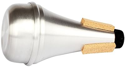 Gerade Stummschaltung für Trompete aus Aluminiumlegierung, Silber | Übung, Klangqualität und Intonation, Robuste Verarbeitung, Einsteiger Geeignet, Leicht und Tragbar