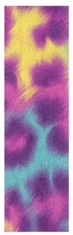 WDdZzyy Vague Skateboard-Griptape mit buntem Leopardenmuster, rutschfest, 84 x 22,9 cm