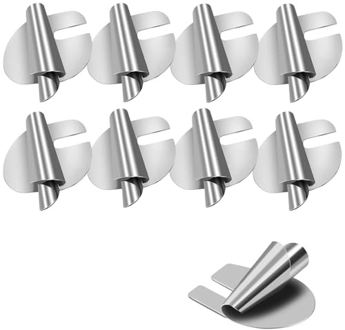 YEQIN 8Pcs Rolled Hemmer Foot Set, 3mm-10mm 8 Sizes Wide Rolled Hem Presser Foot, Universal Hemming Foot for Domestic & Industrial Sewing Machines