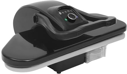 ZHDPYHDD Stiratrice professionale da 2200 W, 66 x 53 cm, con 5 impostazioni del tessuto, riscaldamento rapido in 3 minuti, per camicie, biancheria da letto, piano del tavolo per casa e negozio (nero)