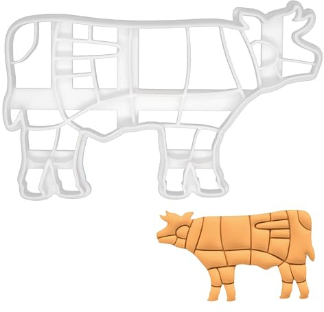 Fleischteile Kuh Ausstechform, 1 Teil, Bakerlogy