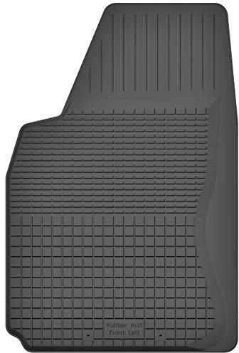 1 Stück Gummimatte Fußmatte Fahrer kompatibel mit Dacia Logan I/Logan MCV I (2004-2012) ideal angepasst