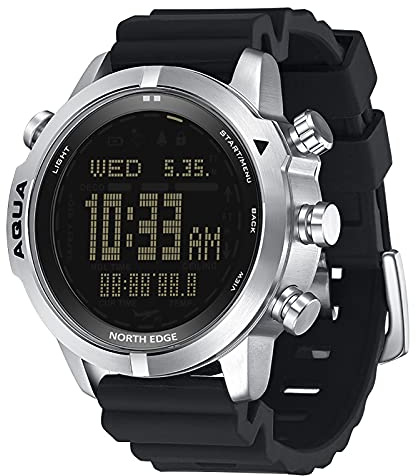 Yajun Men's Diving Computer Watch Waterproof 100M Smart Scuba Underwater Digital Altimeter Barometer Temperature Clock