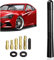 antenne Voiture antenne Radio Voiture Fibre de Carbone,Accessoire Voiture Tuning antenne Voiture Courte 12CM Remplacement Universelle Antenne Auto avec Fonction de Réception AM FM/Dab Puissante