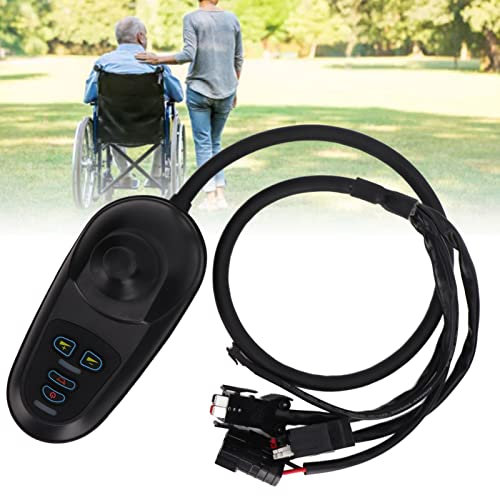 Septpenta DC 24 V Rollstuhl Joystick Controller, Frei Steuerbares Design, Hohe Empfindlichkeit Bei Der Steuerung, Flexibilität, USB Schnittstelle für Elektrische Rollstühle, Intelligente Roboter