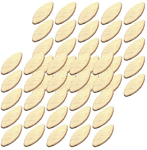 cyclingcolors 50 láminas de montaje de madera de haya tipo 10 taco fresadora marco resistencia carpintería montaje, 53 x 19 x 4 mm