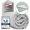 Welldora OPTICLIMA Allergiker Bettdecke 220x240 | Fachärztlich getestet & Oeko-Tex | Zweiteilige Sommerdecke & Winterdecke | 4 Jahreszeiten Bettdecken mit Druckknöpfen | Premium Duvet 220x240cm