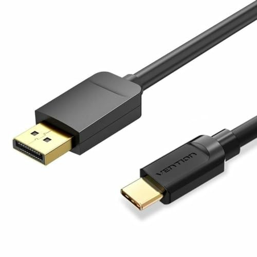VENTION Adaptateur USB-C vers DisplayPort CGYBF Noir 1 m