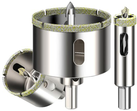 Herramientas de corte de abridor de brocas con núcleo de sierra perforadora de 16-100 mm para vidrio cerámico Mable con broca central, 32 mm