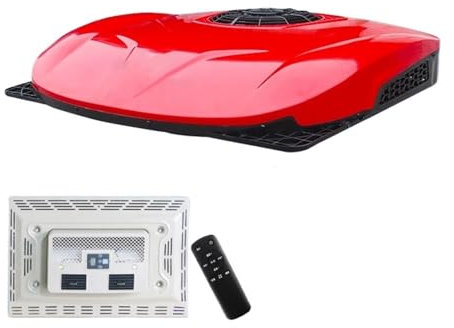 Semi-climatiseur De Toit 12V 24 Volts, For Caravane, Pelle, Camion, Dormeur, Camping-car, Cabine D'ambulance, Autres Systèmes De Climatisation(Red,24V)