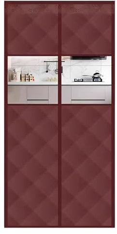 Insulated Cotton Door Cover for Soundproofing and Warmth 80x190cm