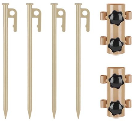 QINGFAN Regulable Tent Rod 1Set Regulable Tent Rod Portables Tent Holder Awnings Canopies Rod Camping Rod for Camping