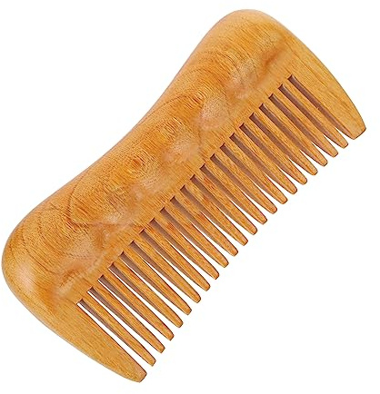 DECORNIJIA 1Pc Fine Toothed Wooden Comb for Multi Purpose Scalp Massage Tool Durable Boxwood Hairdressing Comb Smooth Handle for Easy Hold for Home Use