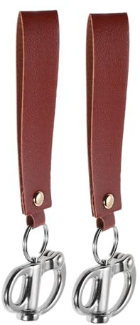 Generico 2 Pezzi Gancio Rapido Inox per Vigili Del Sgancio per Attrezzature Clip per Maschere Design Leggero e Portatile per Attività