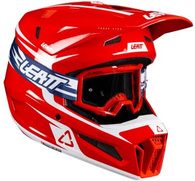 Leatt 3.5 V26 Motocross Helm mit Brille