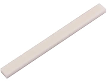 BESPORTBLE Buffalo Knochen Bridge Saddle Für Akustikgitarre Natürlicher Gitarren Steg Sattel Ersatzteil Langlebiges Instrumentenzubehör Verbesserter Klang Für Klassische Gitarren Kompatibel m