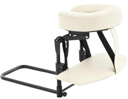 LeeQinersw Kit de Masaje para Colchón Hogar Almohada Soporte Cabeza Tablero Mano Portátil Ángulo Ajustable Apto para Recuperación Cirugía Ocular Siest, Beige Blanco, tal como se describe