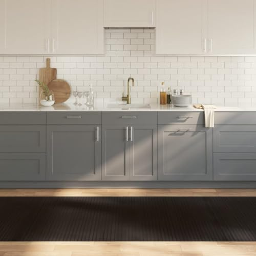 Owoxanthellate Bambusteppich Dunkelbraun 100 x 300 cm, rutschfeste Unterseite, pflegeleicht, Robustes Naturmaterial, Modernes Design für Wohnzimmer, Schlafzimmer und Flur