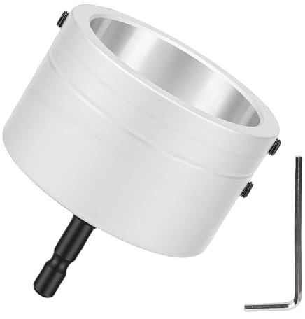 Aolidsive Adattatore per Punta da Trapano per Alesatore per Tubi Strumento per Smussatura Interno Esterno con Gambo Esagonale per Trapano Elettrico Smerigliatrice Angolare Perfetto per