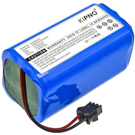 Batería de Iones de Litio KIPNO Vacuum 3400mAh 35019072, Compatible con Conga, Excellence 950 990 1090 1790 1990, Compatible con Eufy, Robovac reemplazar