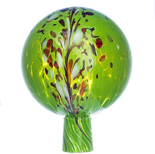 Marolin Rosenkugel für den Garten/Gartenkugel (15cm Durchmesser | grün)