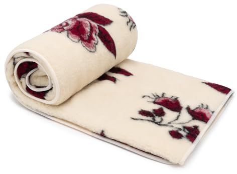 Merino Ull Filt 160x200 cm - Mysfilt av 100% Merino Fårull - Stor och Mjuk Ullfilt - Vikt 500g/m2 - Andningsbart material