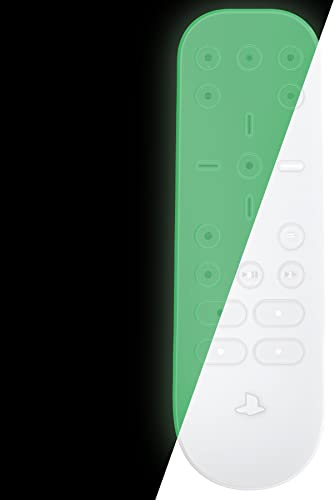 playvital Funda de Silicona para PS5 Mando a Distancia | Cubierta Protectora, Resistente a Golpes y Caídas, Protección Completa para Control Remoto, Brilla en Oscuridad