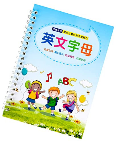 VILLCASE Kalligraphie-heft Mathe-heft Magisches Schreibheft Übungsheft Handschriftliches Heft Trainingsheft Für Kinder Übungsbuch Kalligrafie Heft Schreiben Buchstabe Kursiv Student