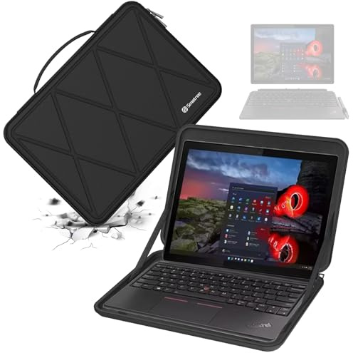 Smatree Hard Eva Schutzhülle Fall Kompatibel für 12,3 Zoll Lenovo ThinkPad X12 abnehmbar, 11,6 Zoll Lenovo 500e/500w Gen3, 300e Gen 2/Gen 3/Chromebook 2nd, 300w Gen3 Tasche (X8016)