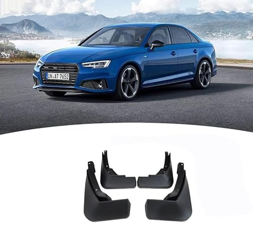 4 Stück Auto Kotflügel für Audi A4 B7 B8 B9 2004-2022, Auto Schmutzfänger Vorne und Hinten Schutzbleche Spritzschutz Auto Zubehör, Kein Bohren Nötig,A/2016-2022