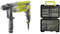 RYOBI - Perceuse Filaire à Percussion 220V, 1200W - 2 Vitesses, Inverseur de Rotation - Mandrin 13mm & Coffret 60 accessoires de perçage et de vissage - RAK60DDF
