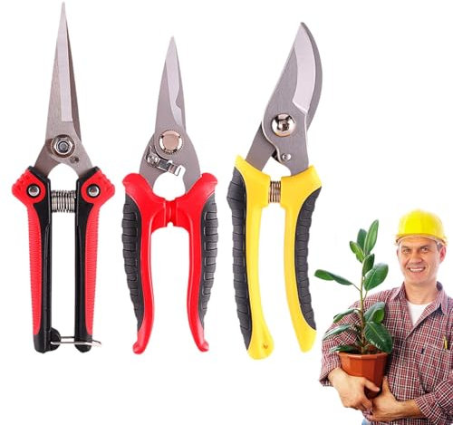 Ensemble d'outils de jardinage - Lot de 3 outils de jardin robustes