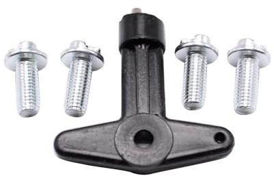 YUCHENSHLP Alloy Wheel Centre Cap Screws Bolts With Key for Renault Clio Megane Kangoo Scenic 7700422600