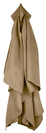 KDQRMVV replacement parasol canopy 8 arms 3.5m Khaki | Sun umbrella canopy for table parasol,Garden Umbrella,tie back which