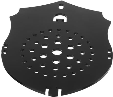 BESPORTBLE Tabla de plantación de Helecho Cuerno de Ciervo Placa de plantación para orquídeas decoración del hogar Plantador de Pared del Soporte Placa para orquídeas Acrílico Negro